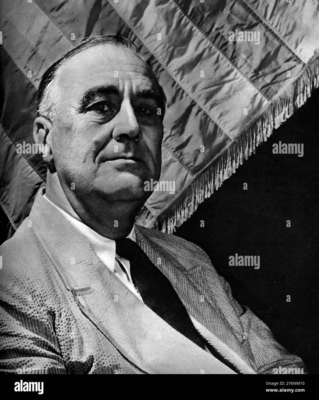 Der demokratische Kandidat für die Präsidentschaftswahlen 1944. Franklin D Roosevelt Präsident der Vereinigten Staaten von Amerika seit 1933 November 1944 ©2004 Topfoto Stockfoto