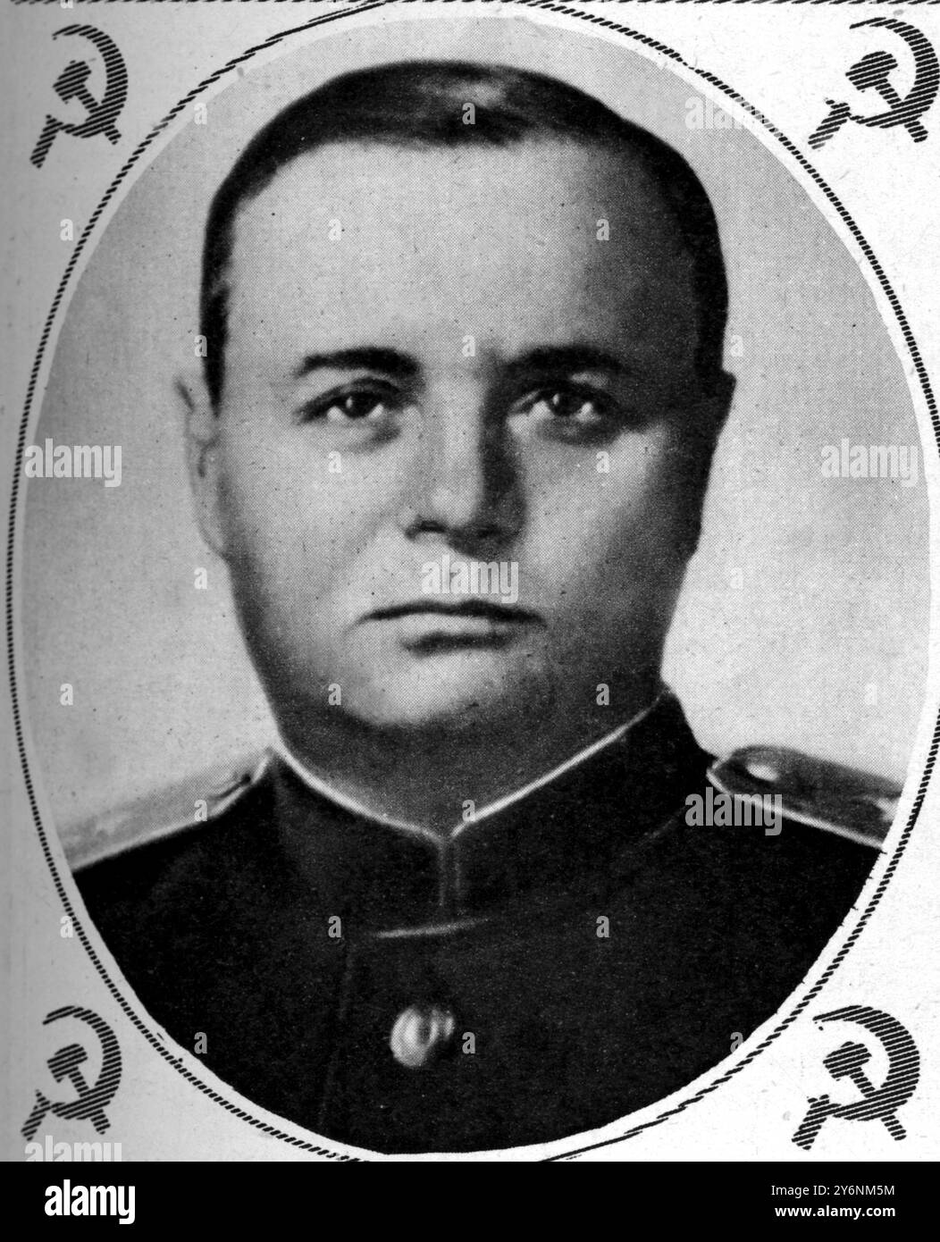 Russlands führende Generäle im Feld, Kommandeure an den Fronten. General K A Meretskow, Orden Suworow, C in der C-Wolkow-Front. Erobert Nowgorod, dann Staraya Russa und greift Pskow im März 1944 an ©2004 Topfoto Stockfoto