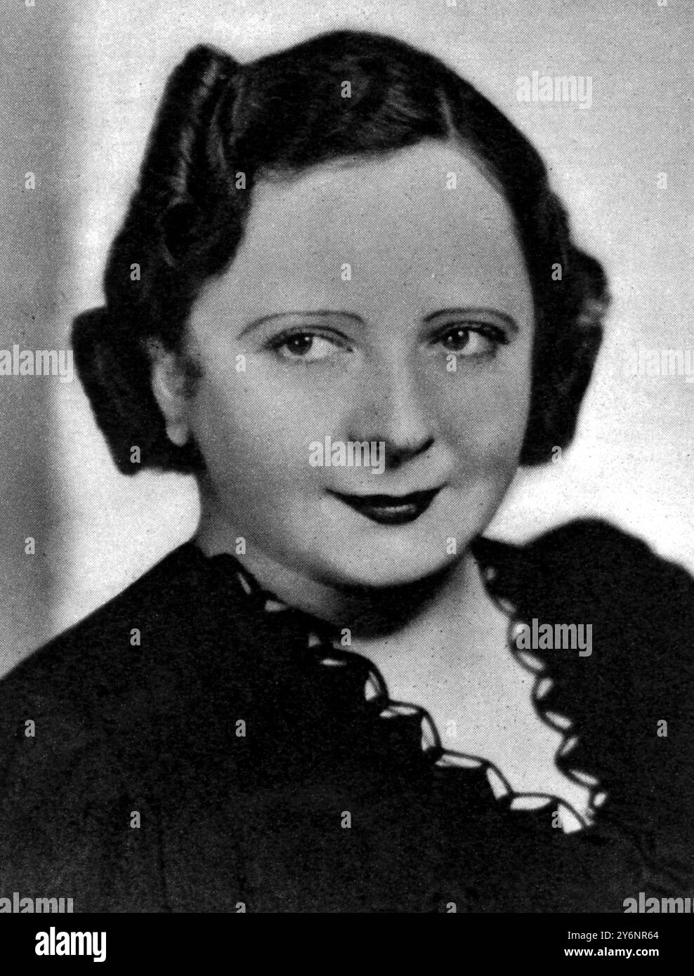 Frau Lina Pagliughi Sopranistin in der Scala Mailand Januar 1939 ©2004 Topfoto Stockfoto