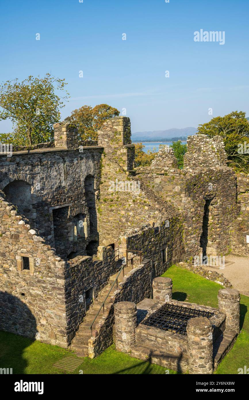 Dunstaffnage Castle and Chapel, in der Nähe von Oban, Argyll and Bute, Schottland, Großbritannien Stockfoto