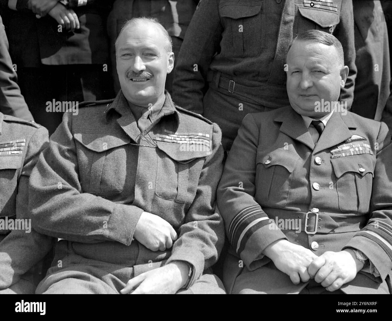 General Neil Ritchie Air Marshal Hollinghurst 7. Mai 1947 Stockfoto