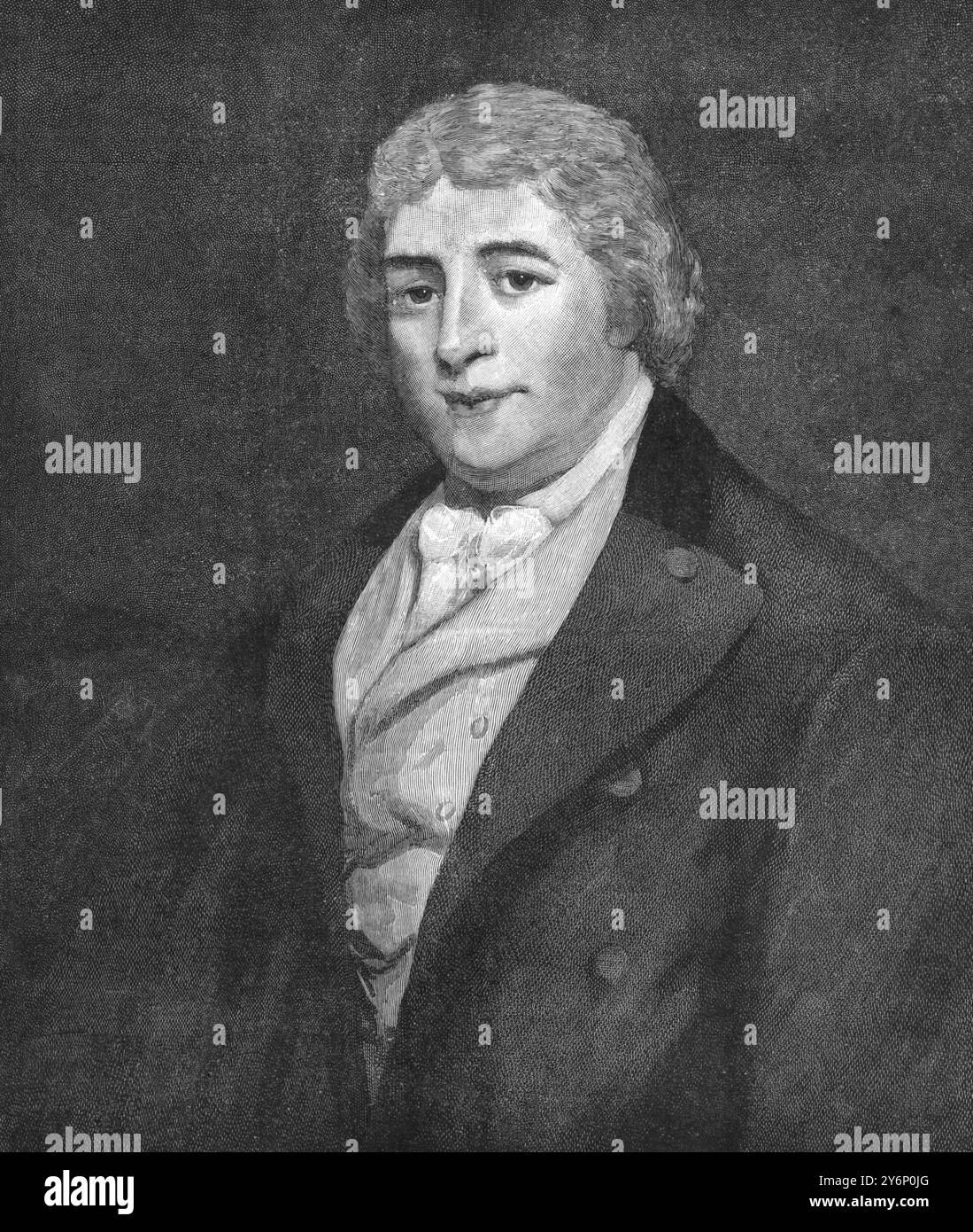 Charles Dibdin (1745–1814), von Thomas Phillips, R.A. 8. August 1891 Stockfoto