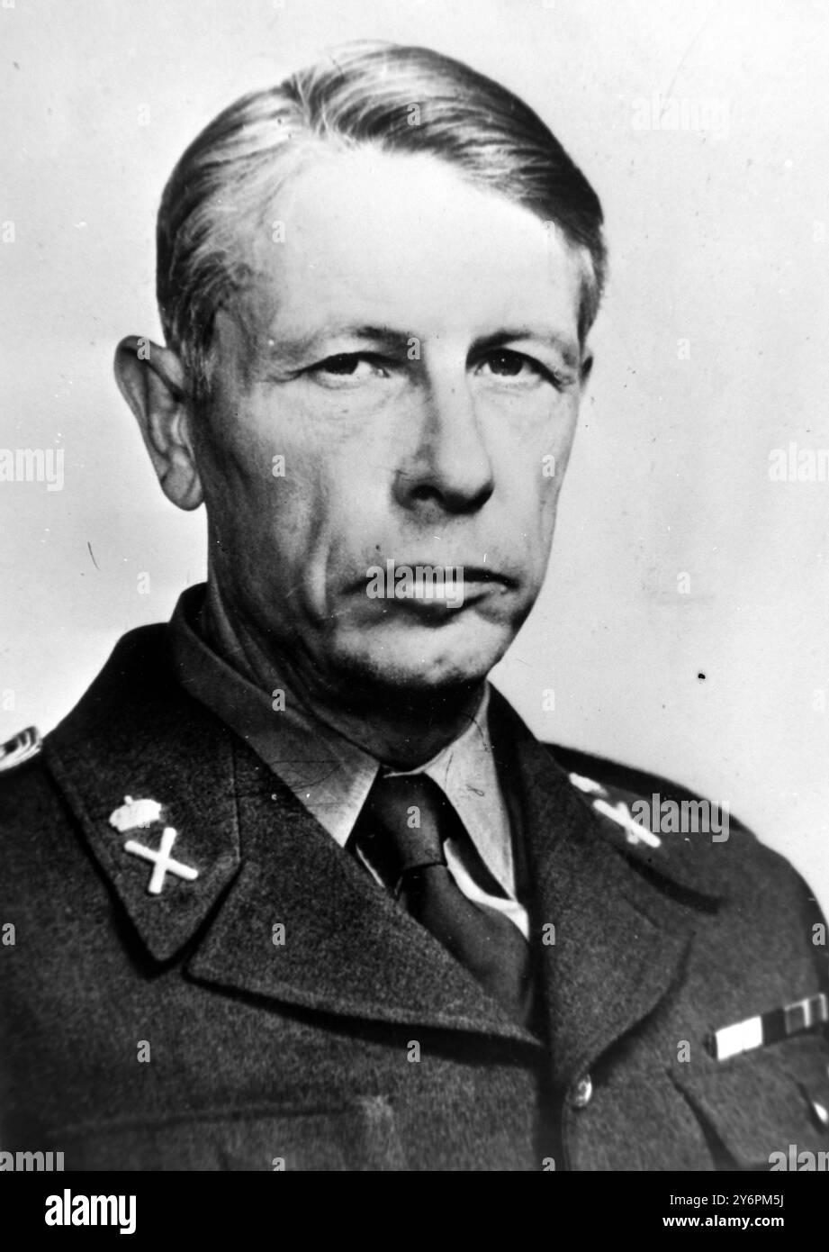 GUNNAR KLINTBERG CONGO STELLVERTRETENDER BEFEHLSHABER DER UN-TRUPPEN / ; 10. AUGUST 1962 Stockfoto