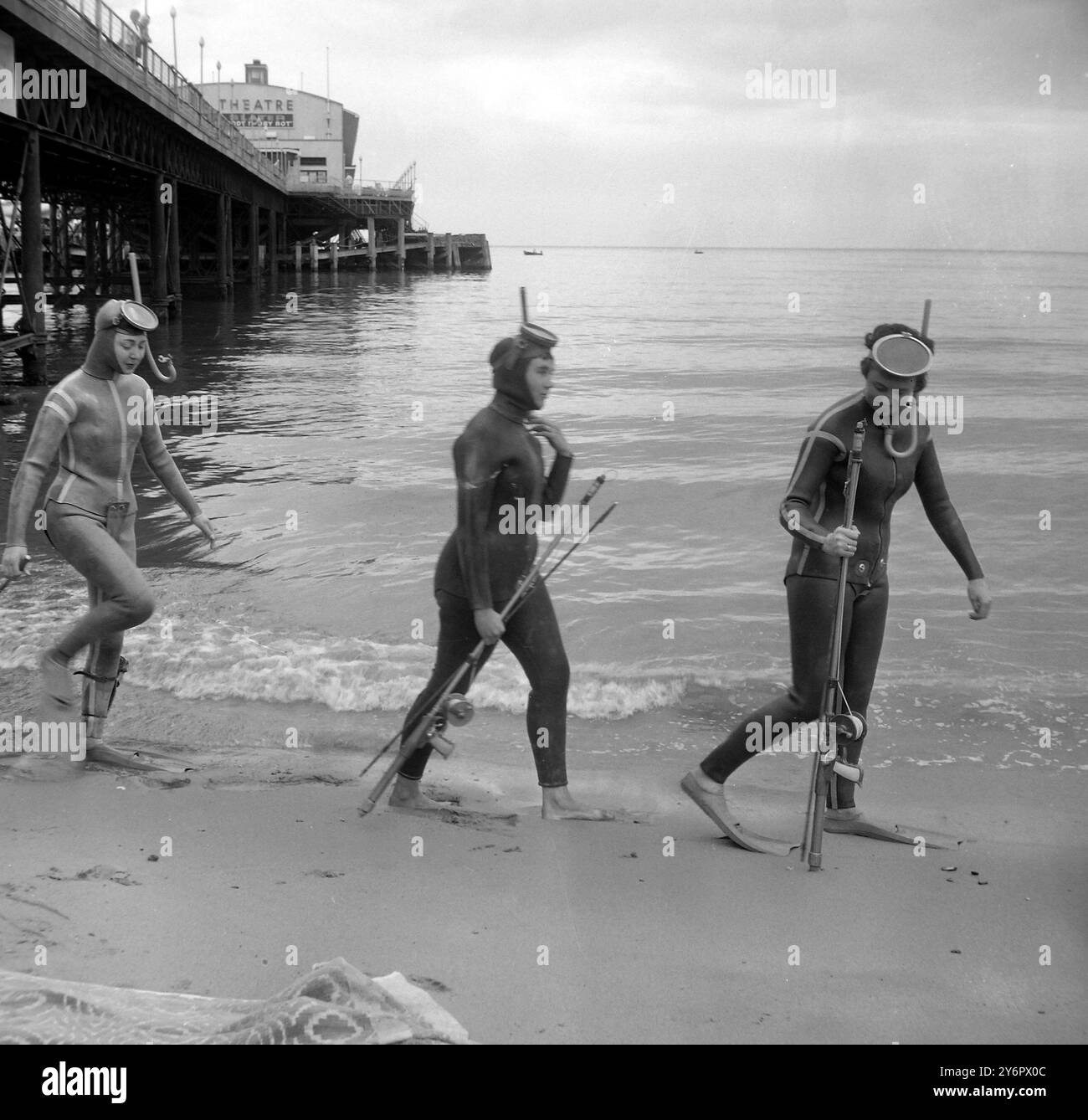 MAUREEN BAKER SKIN DIVER / ; 10. JULI 1962 Stockfoto