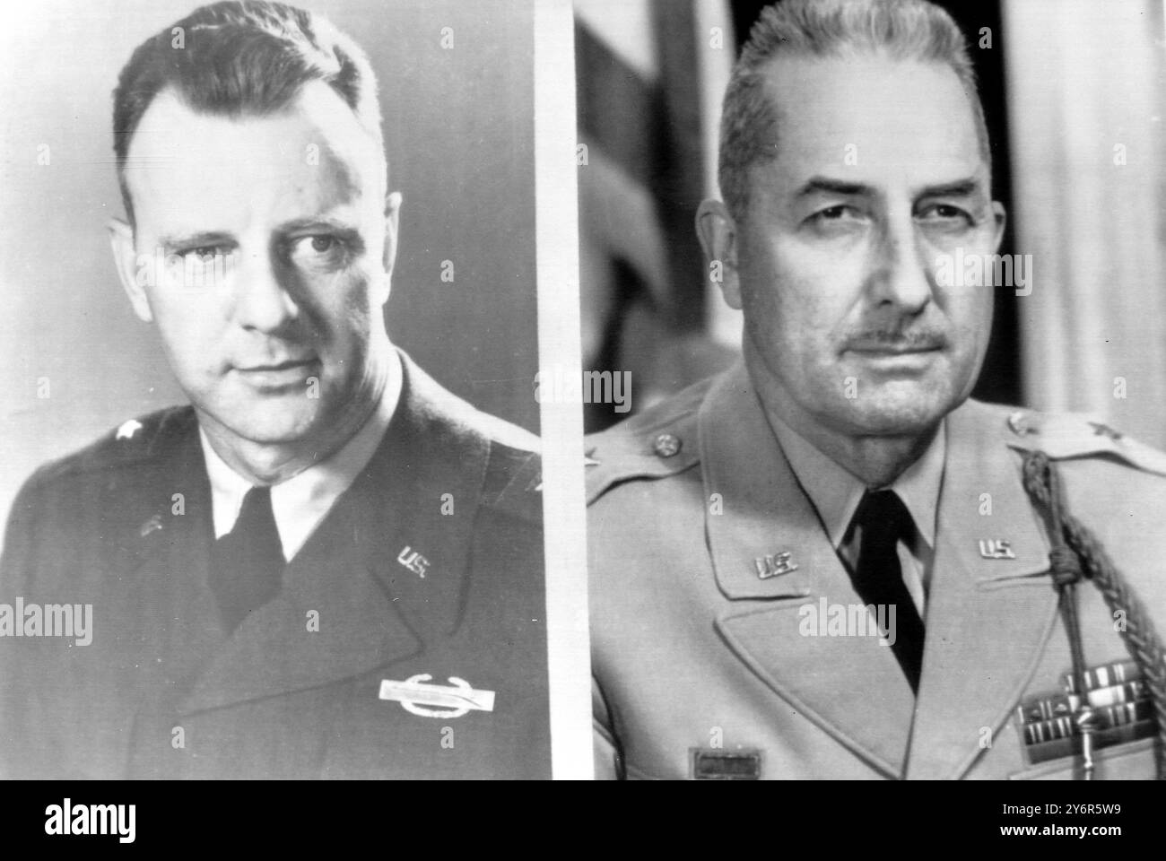 BRIARD JOHNSON UND JAMES RICHARDSON / ; 21. MAI 1962 Stockfoto