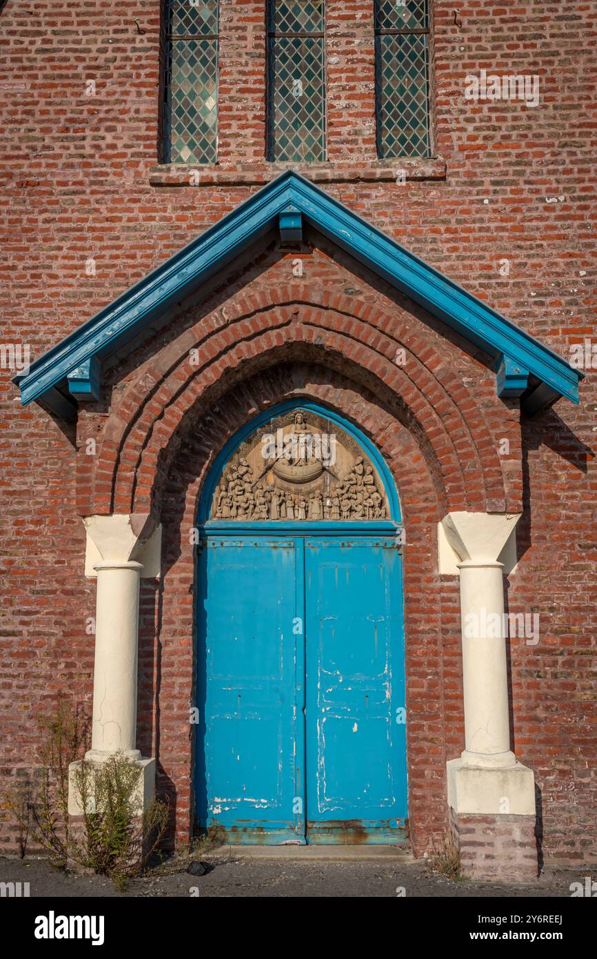 Cayeux-sur-Mer, Frankreich - 09 17 2024: Außenansicht der Seelenkapelle Stockfoto