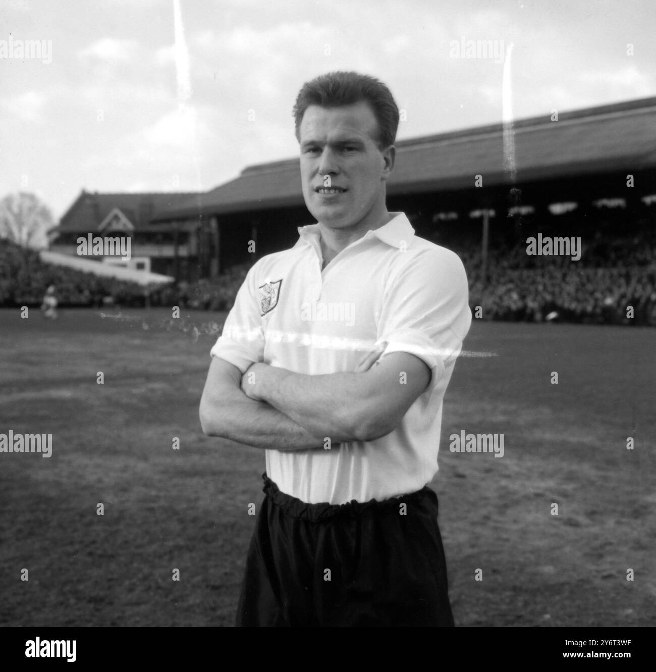 JACK HENDERSON - FULHAM-FUSSBALLSPIELER / 16. JANUAR 1962 Stockfoto