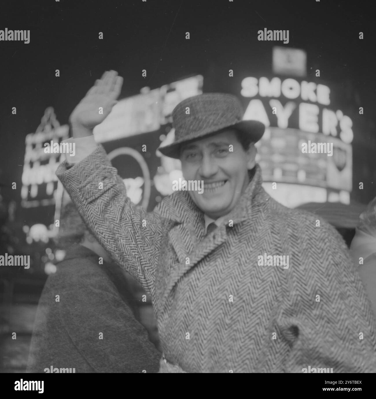 ALBERTO SORDI IN LONDON 4. DEZEMBER 1961 Stockfoto