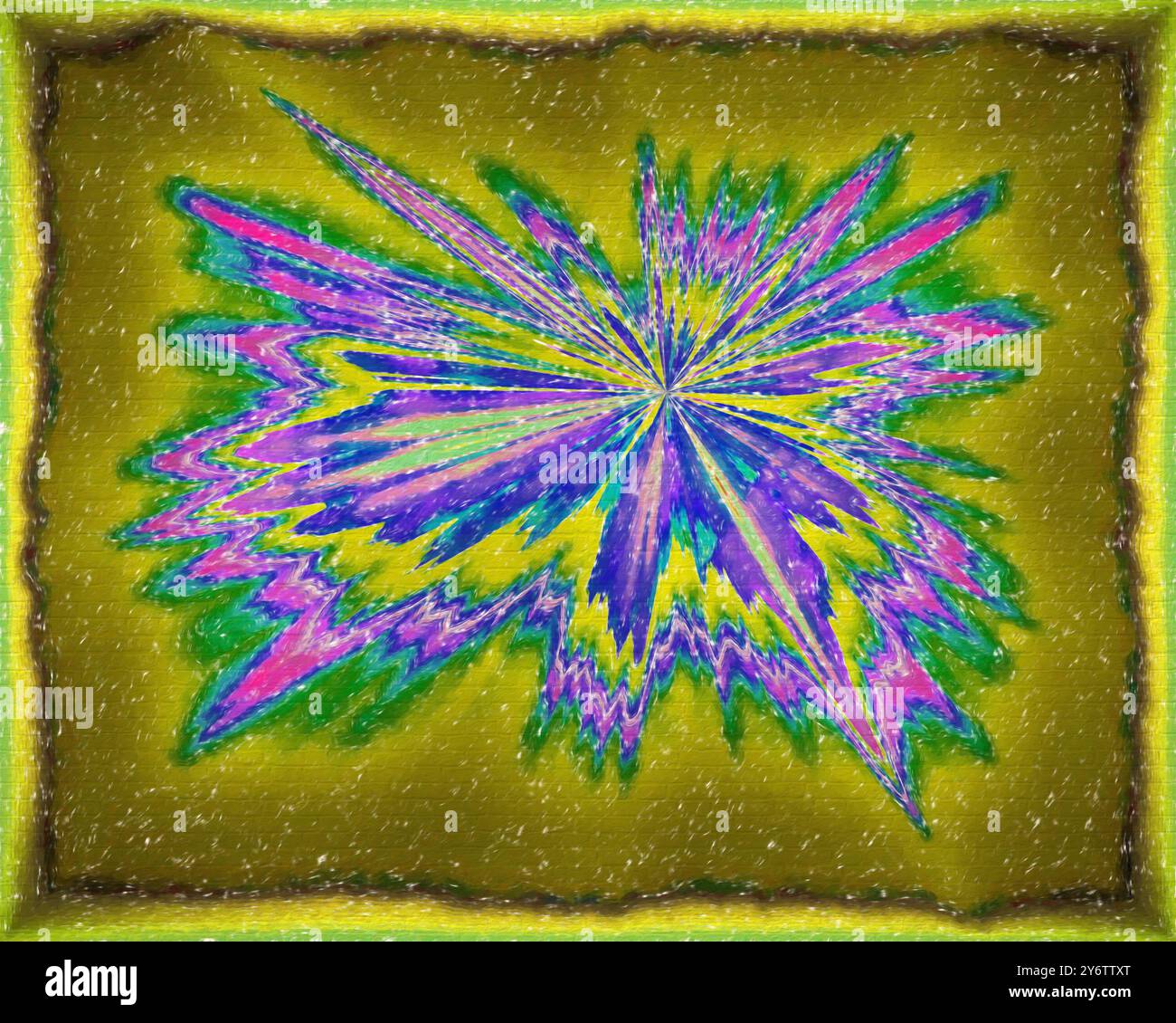 Abstrakte Komplexe Bilder Stockfoto