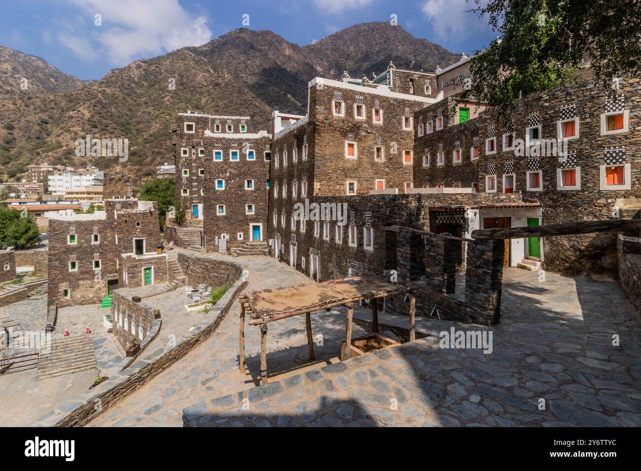 Altes Dorf Rijal Alma, Saudi-Arabien Stockfoto