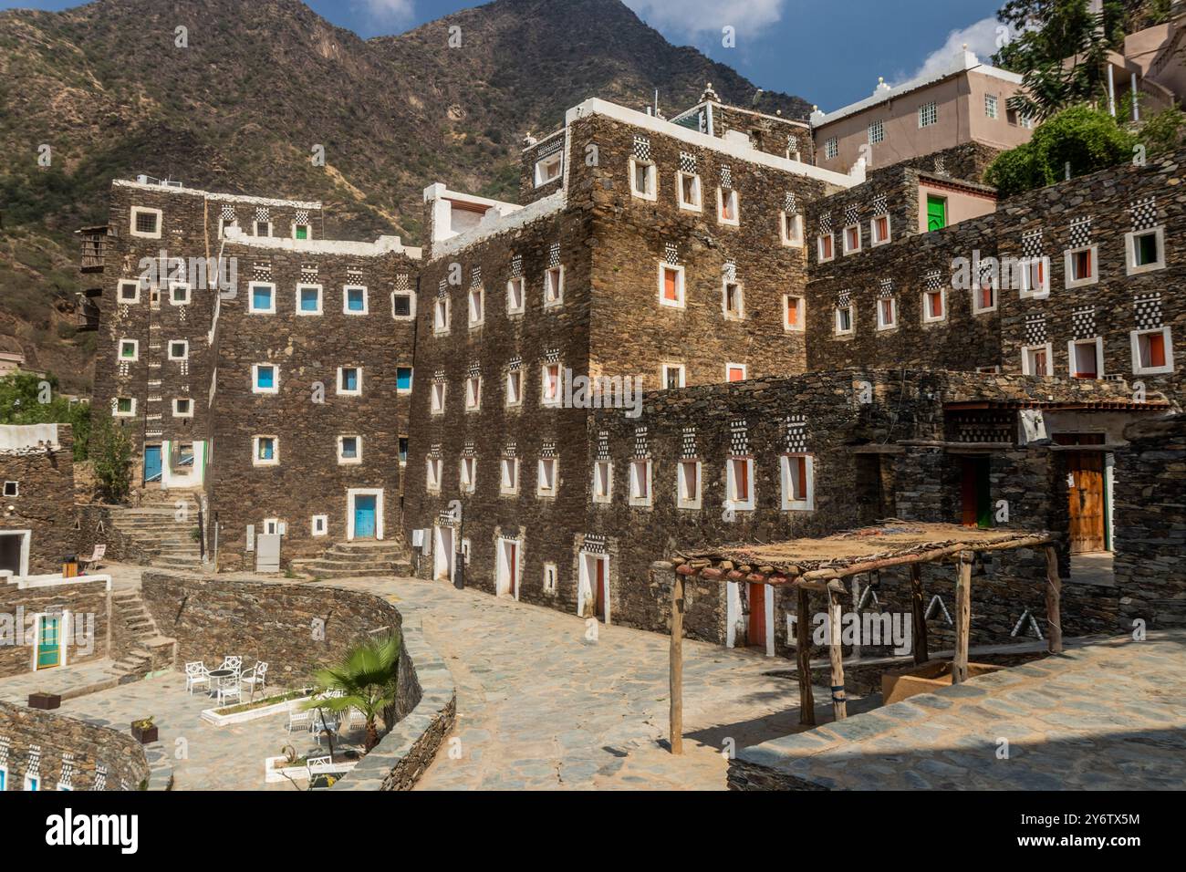 Altes Dorf Rijal Alma, Saudi-Arabien Stockfoto