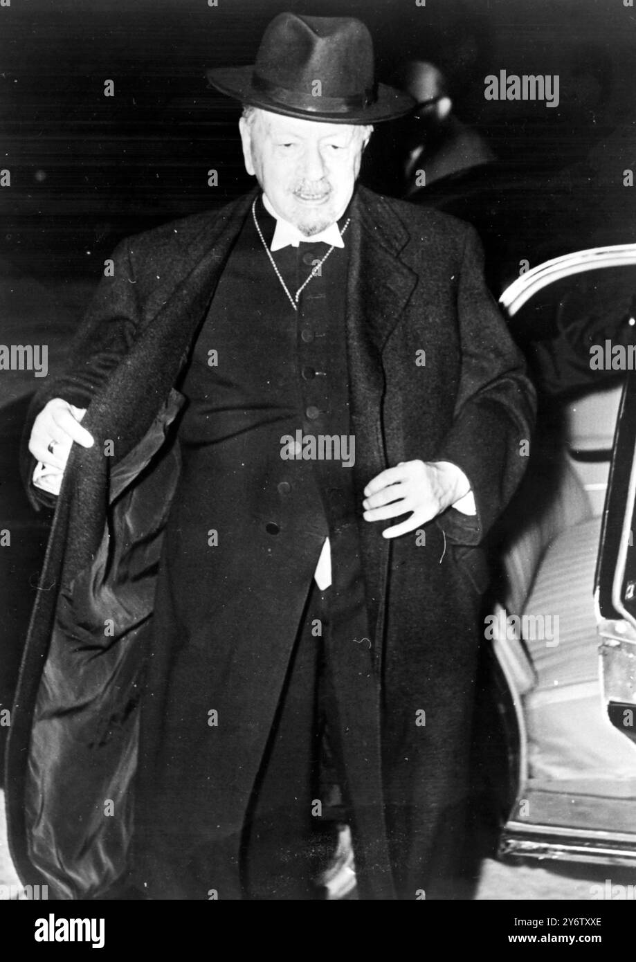 LUTHERISCHER BISCHOF OTTO DIBELIUS / 21. AUGUST 1961 Stockfoto