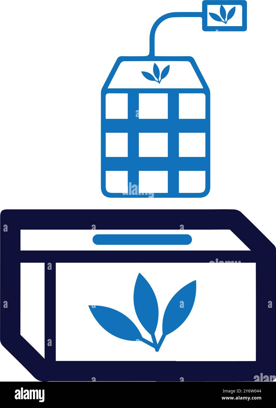 Tee, Getränk, Tasche, Symbol, Teebeutel Symbol Stock Vektor