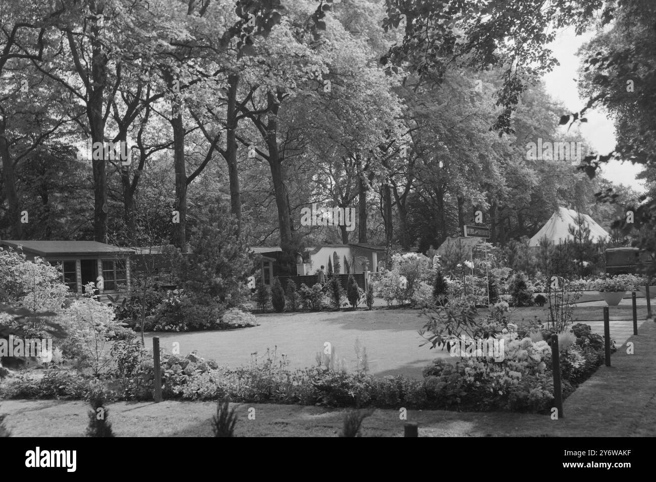 BLUMENSHOW CHELSEA GARDEN 15. MAI 1961 Stockfoto