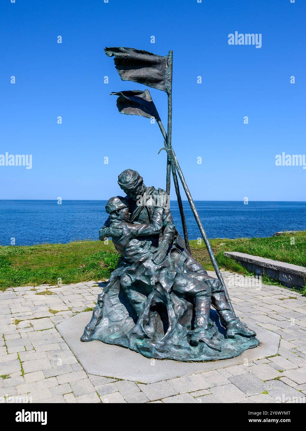 Sealer's Memorial, Elliston, Neufundland & Labrador, Kanada Stockfoto