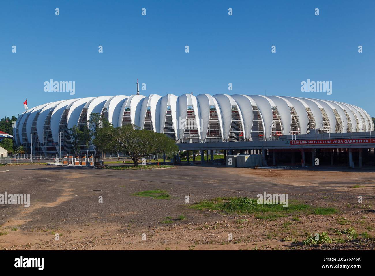 Das Gigante da Beira Rio Moderne Fußballstadion der internationalen Mannschaft, Porto Alegre, Rio Grande do Sul, Brasilien Stockfoto