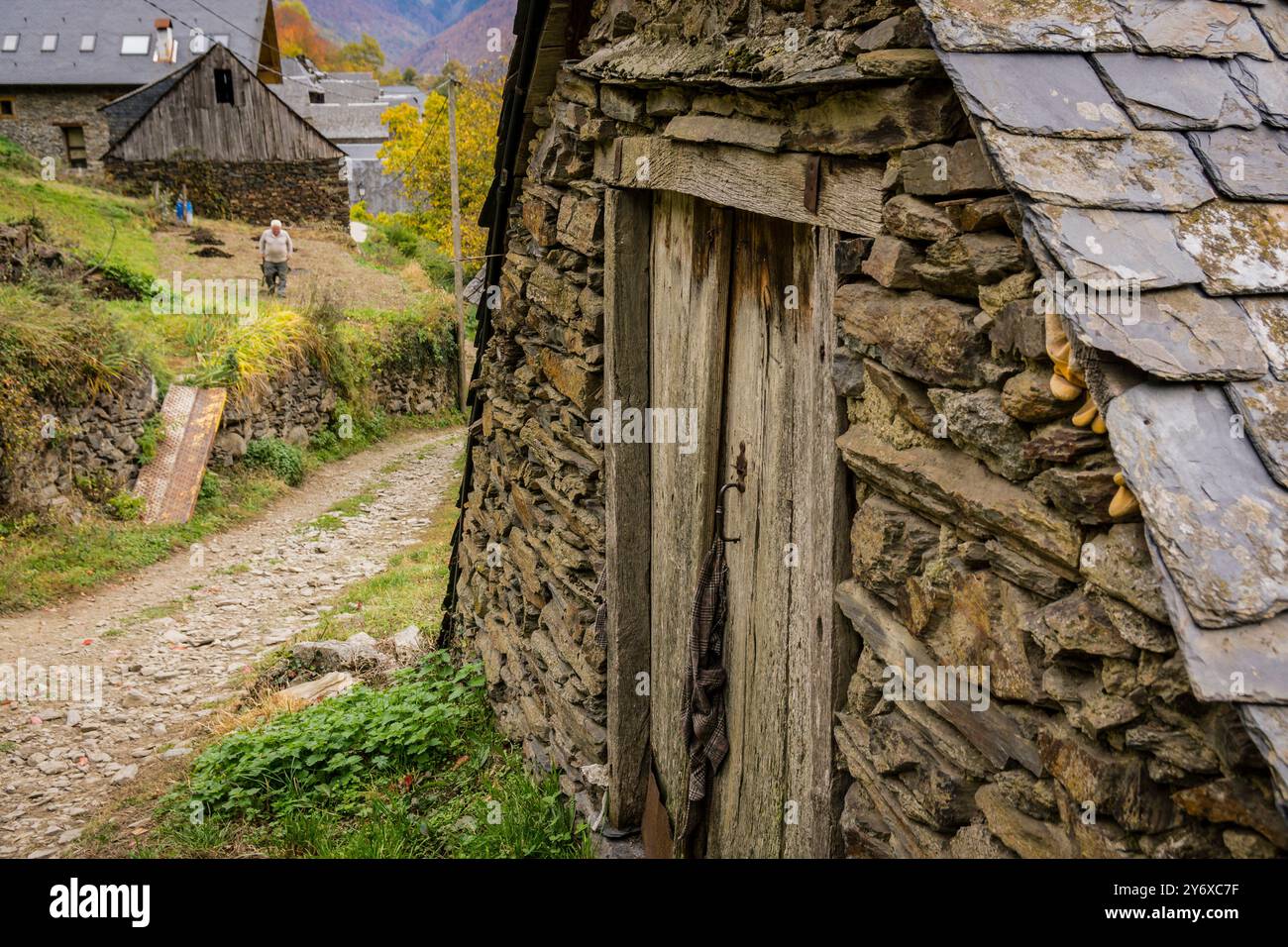 Bausen, Aran-Tal, Pyrenäen, Katalonien, Spanien, europa. Stockfoto