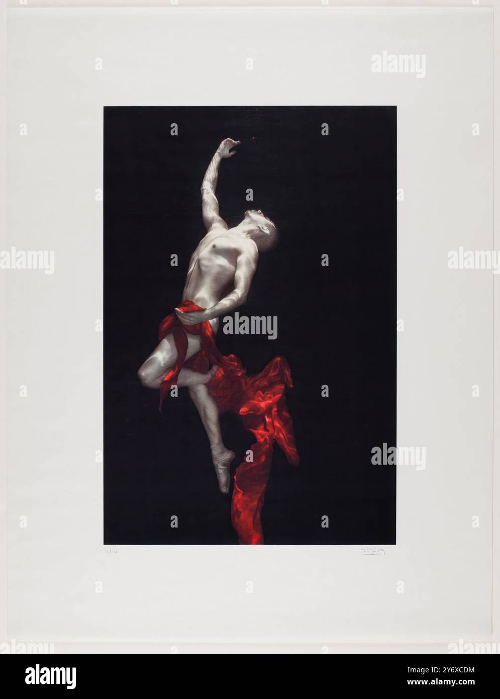 Isabel Muñoz / 'Saint Hermenegild'. 2018. Farbdruck des Fototyps auf Fotopapier. Museum: Museo del Prado, Madrid, España. Stockfoto