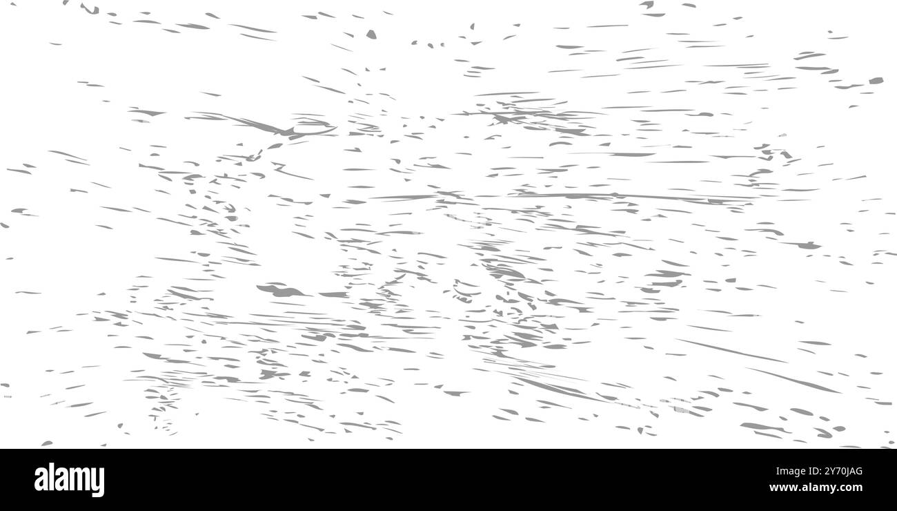 Verwitterter grauer rechteckiger Hintergrund mit erodierter, grundierter Textur. Rauer, grungy-Effekt für Vintage-Designs. Vektorabbildung. Stock Vektor