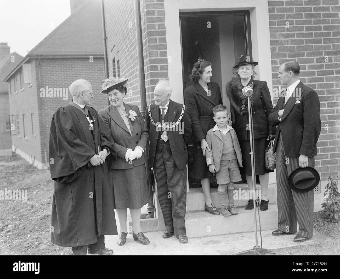 Housing Estate - Dartford. Januar 1940 Stockfoto