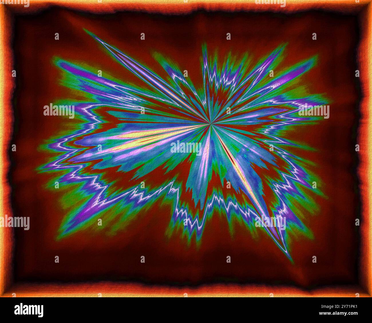 Abstrakte Komplexe Bilder Stockfoto