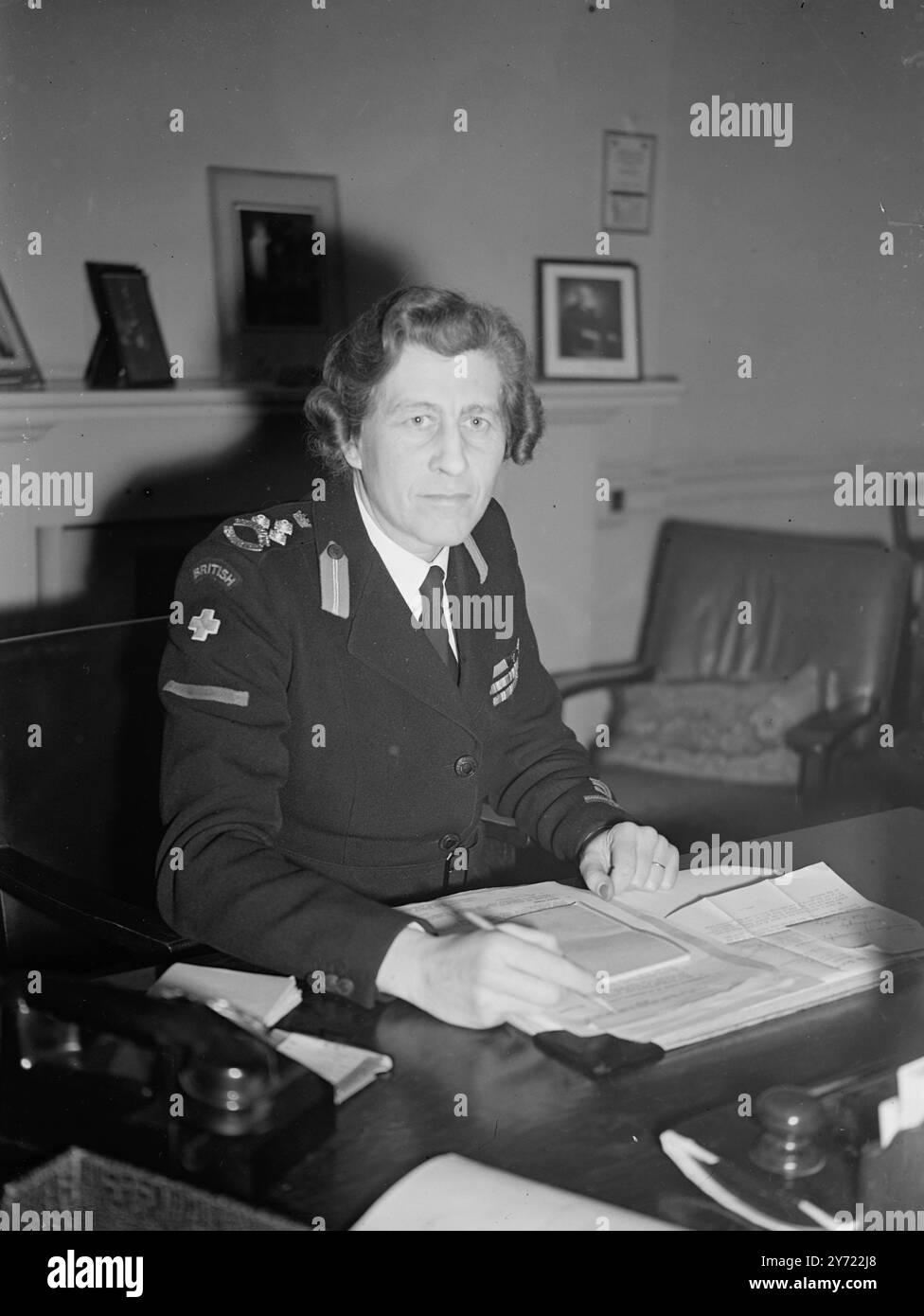 County of Limerick, stellvertretender Vorsitzender des Britischen Roten Kreuzes. Undatiert 1948 ? Stockfoto