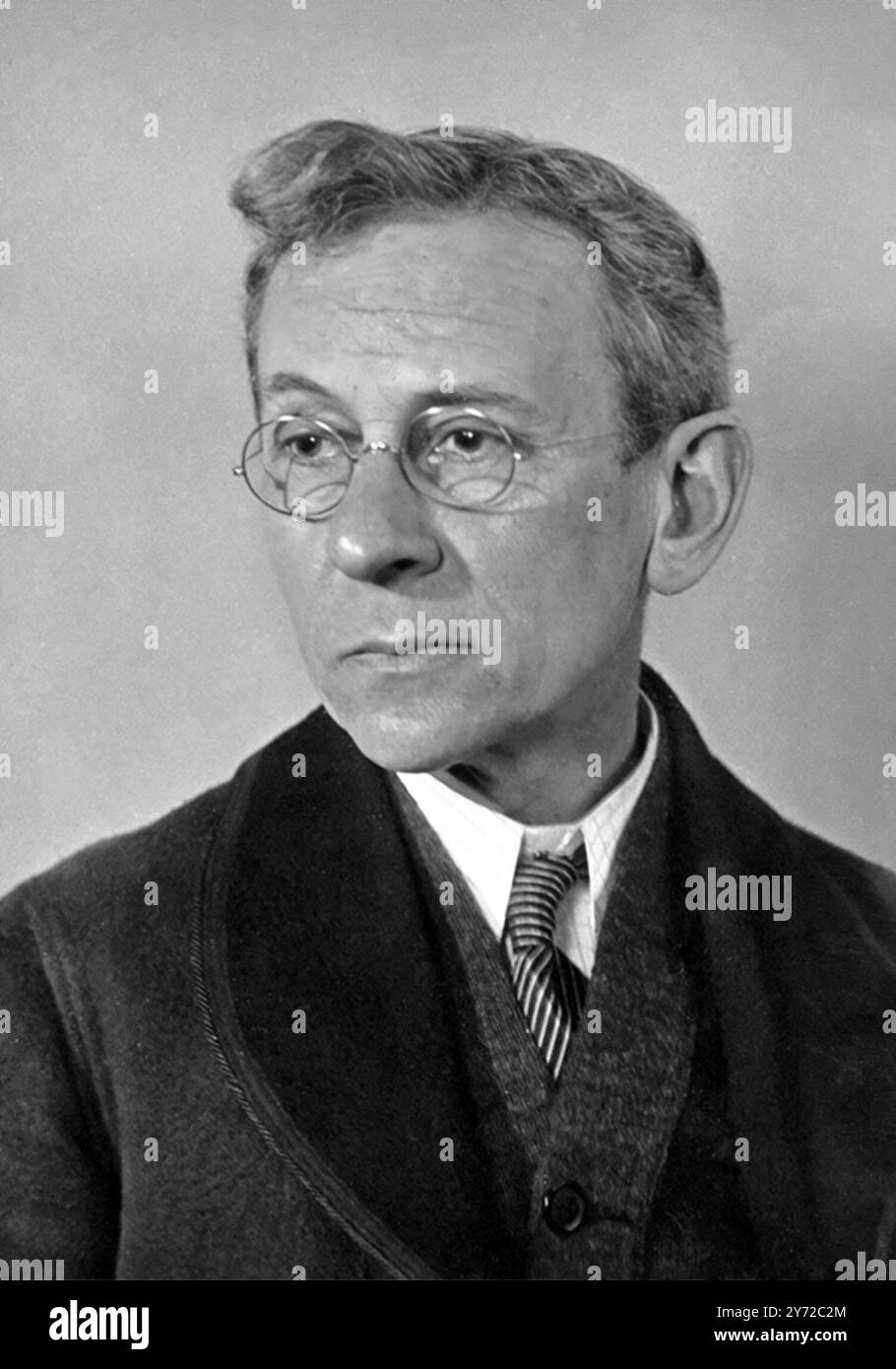 Lewis Hine. Selbstporträt des amerikanischen Fotografen Lewis Hine (1874-1940), 1930 Stockfoto