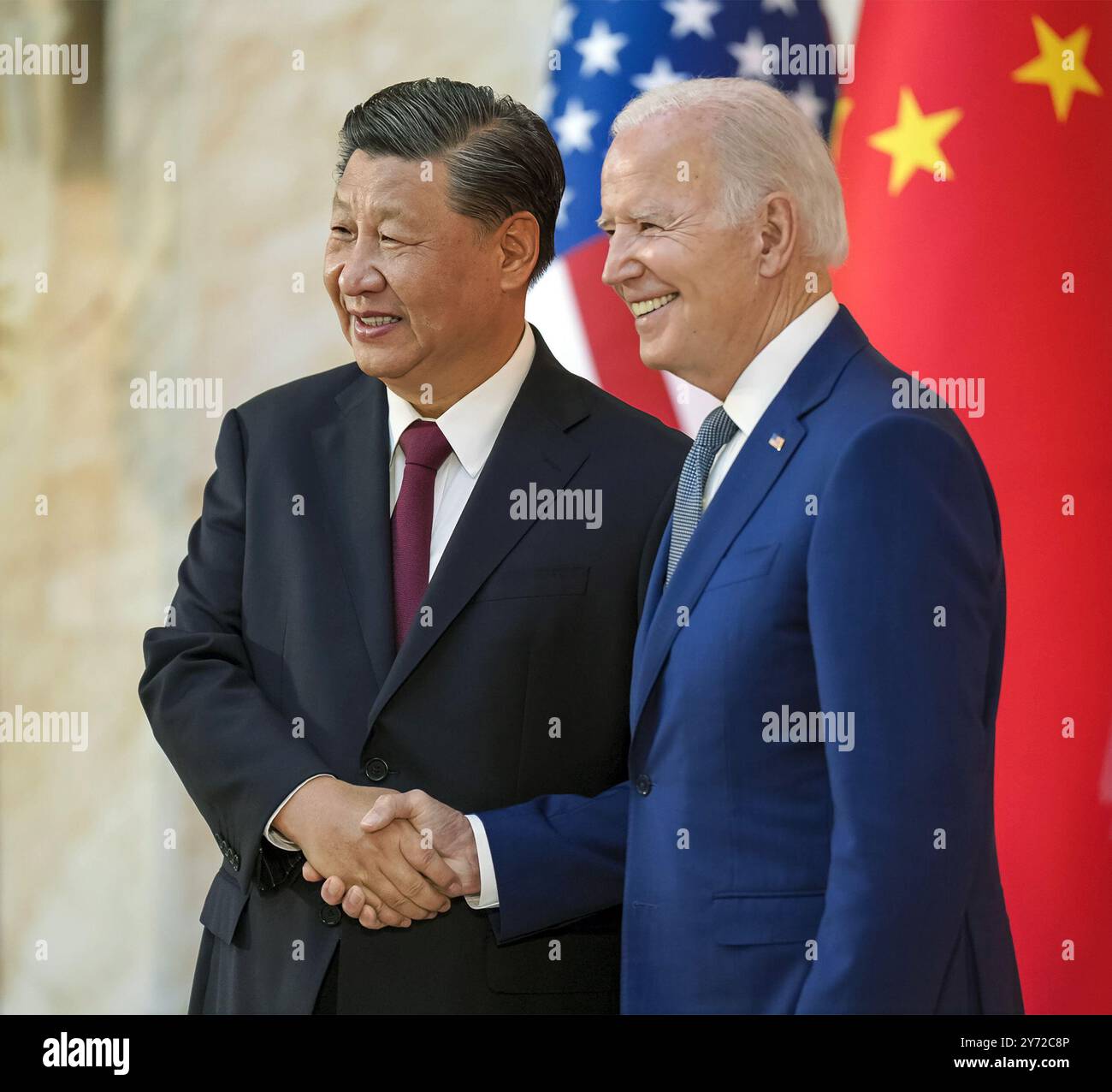 Der chinesische Presdent Xi Jinping und der US-Präsident Joe Biden.in. November 2022 Stockfoto