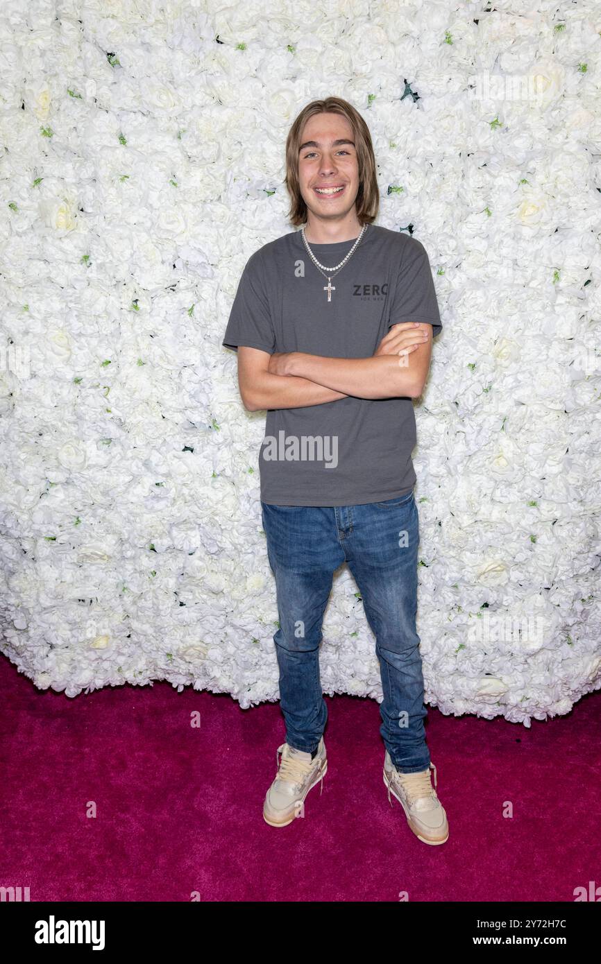 Los Angeles, USA. September 2024. Schauspieler/Model Stevie Ray Allen nimmt an Lily Brooks O’Briants EP-Release-Party im Ovation Hollywood, Los Angeles, CA, 26. September 2024 Teil Credit: Eugene Powers/Alamy Live News Stockfoto