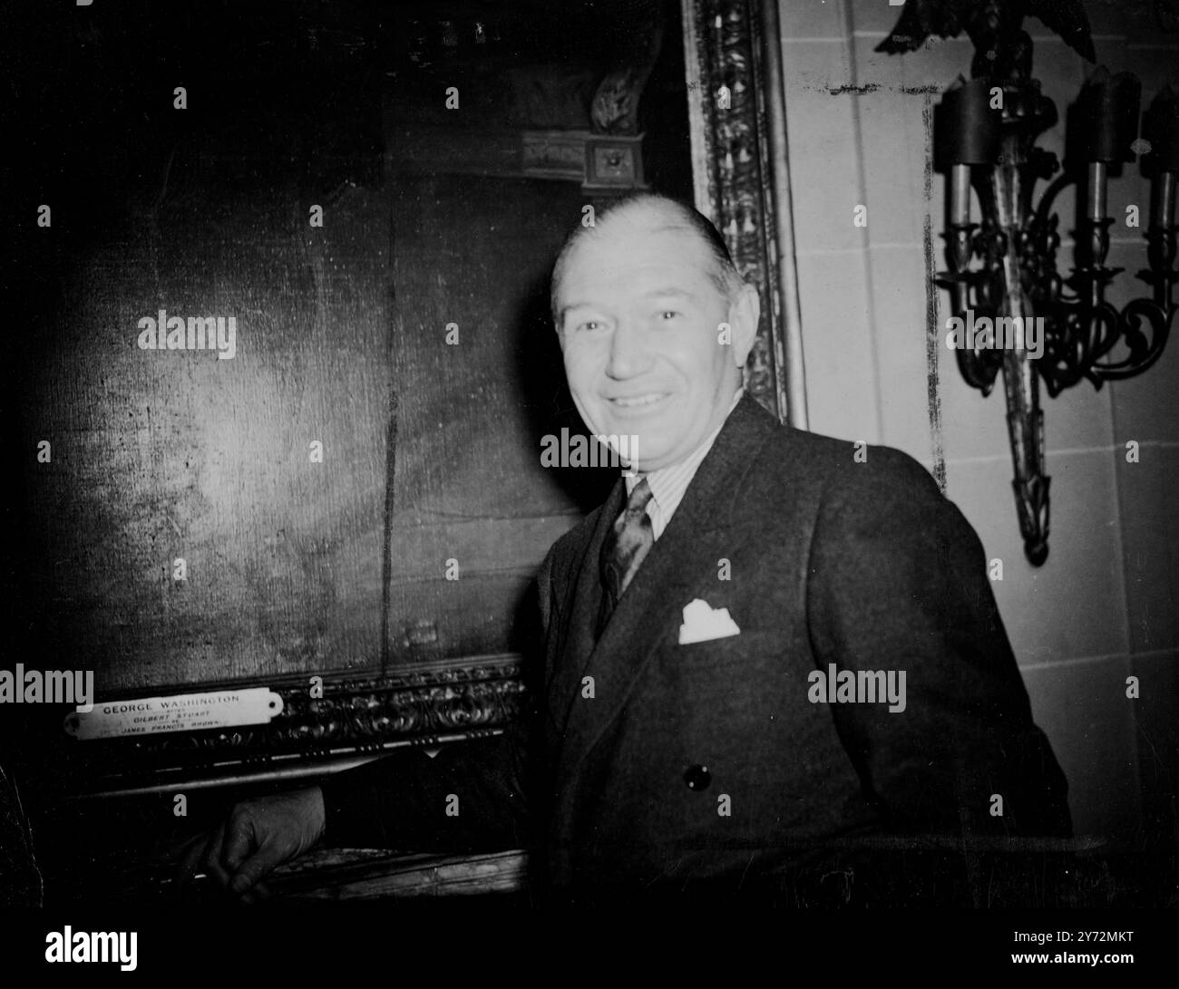 Mrs. Lewis Williams Douglas, neu ernannte Botschafterin der Vereinigten Staaten in Großbritannien, kam heute Sonntag in London an. Dieser 52-jährige Mann aus Arizona war die meiste Zeit seines Lebens im Versicherungsgeschäft beschäftigt und war Haushaltsdirektor im ersten Teil der Präsidentenergebnisse erste Regierung. Herr Douglas besuchte dieses Land während des Krieges in offizieller Funktion. 16. März 1947 Stockfoto