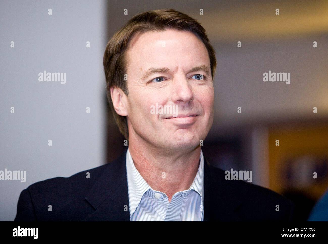 John Edwards dargestellt in den Vereinigten Stahlarbeitern von Amerika Lokale 4856 in Henderson, Nevada, 16. Januar 2008. © kabik / MediaPunch Stockfoto