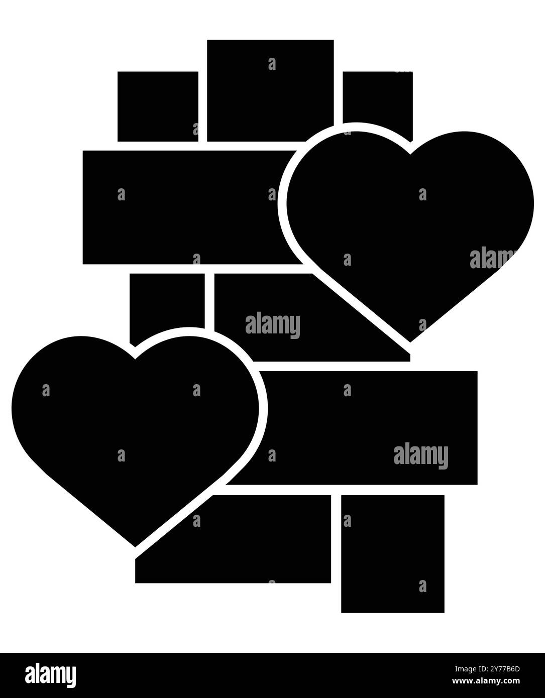 Layoutvorlage für Fotocollage Stock Vektor