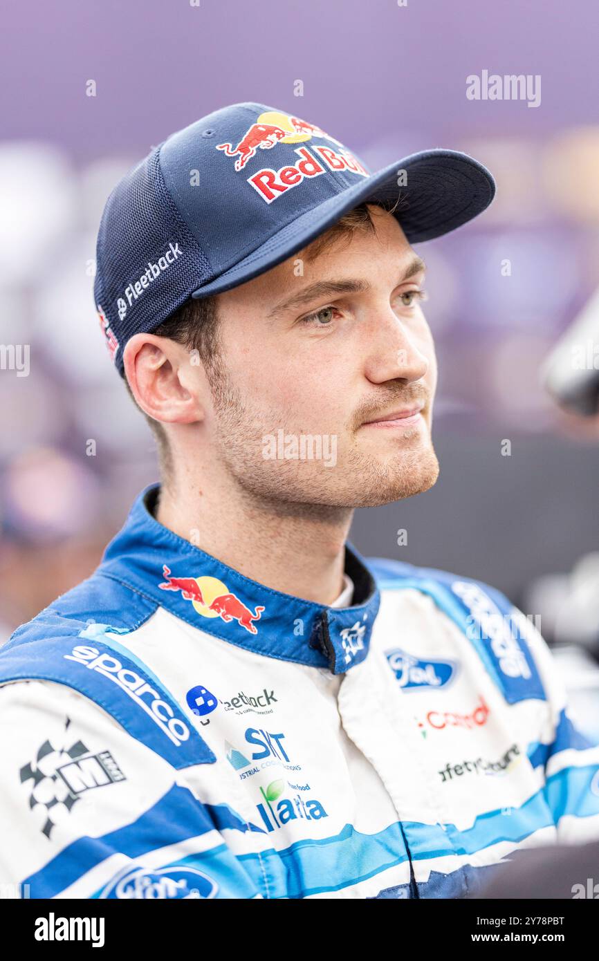 MUNSTER Gregoire, Ford Puma Rally1, Porträt während der Rallye, Chile. , . WRC World Rallye Car Championship, 26. Bis 29. September 2024 in Concepcion, Chile - Foto Nikos Katikis/DPPI Credit: DPPI Media/Alamy Live News Stockfoto