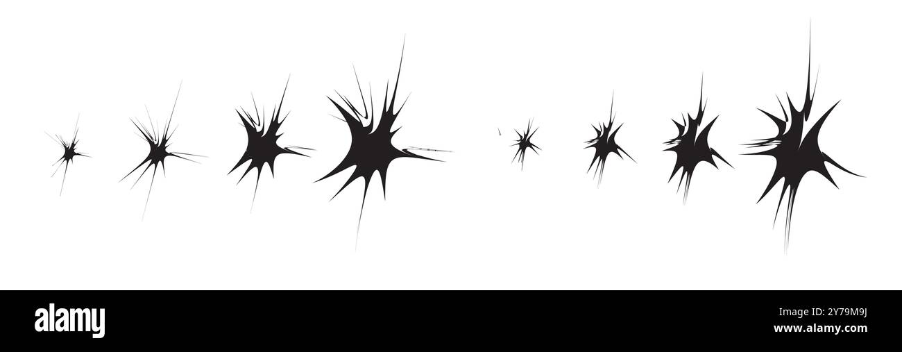 Comic Explosion Spiel Animation Asset Comic Explosion Spiel Animation Asset. Stock Vektor
