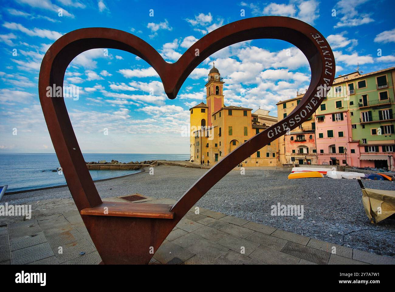 Camogli, Ligurien, Italien Stockfoto