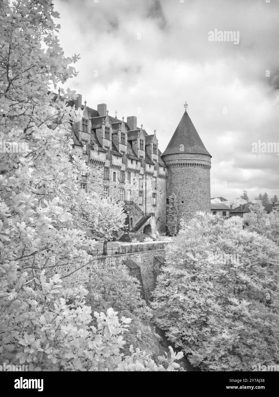 Château de La Clayette, Pays Charollais-Brionnais, Saône-et-Loire, Burgandy, Frankreich Stockfoto