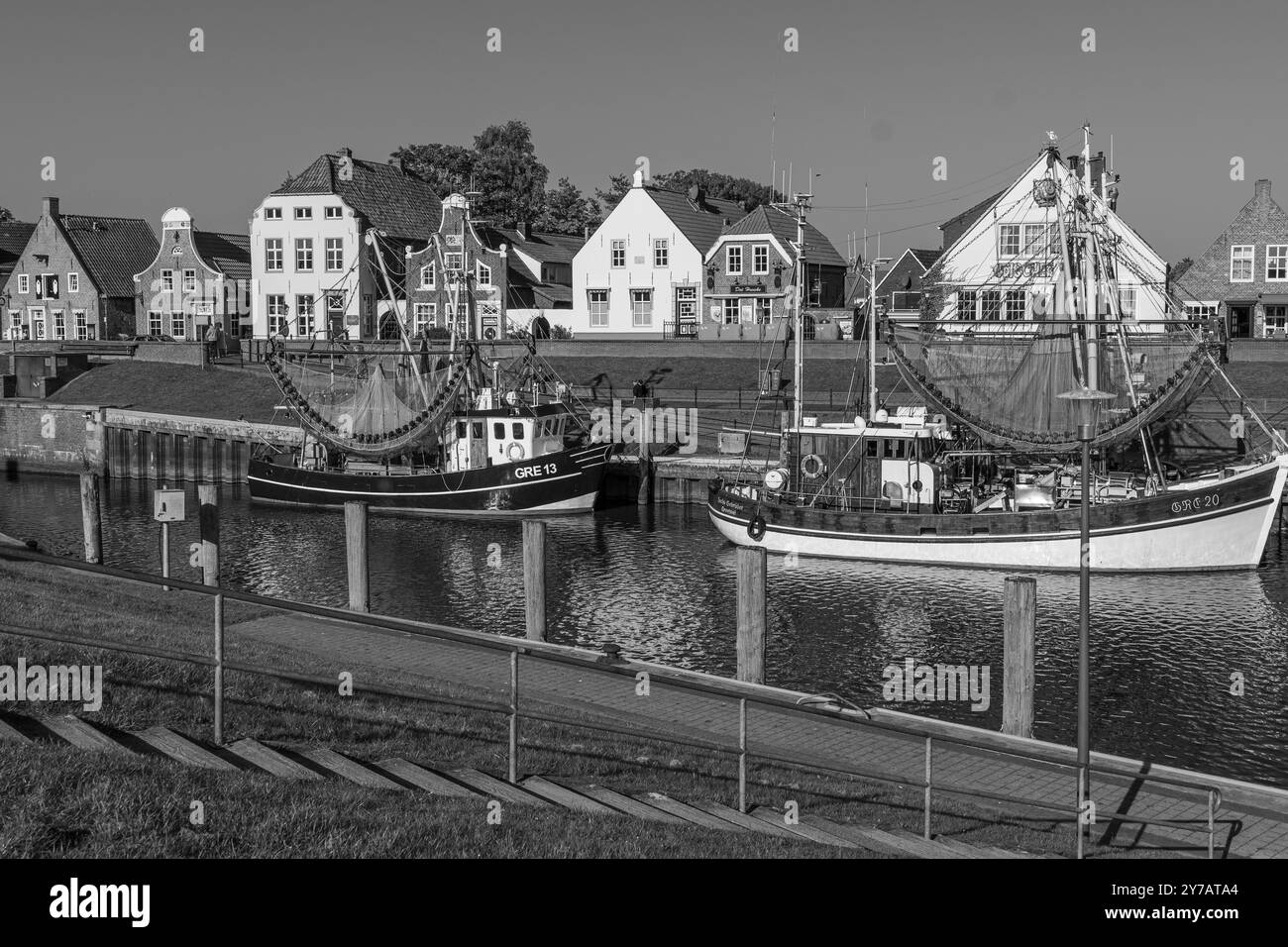 Dörfer in ostfriesland Stockfoto