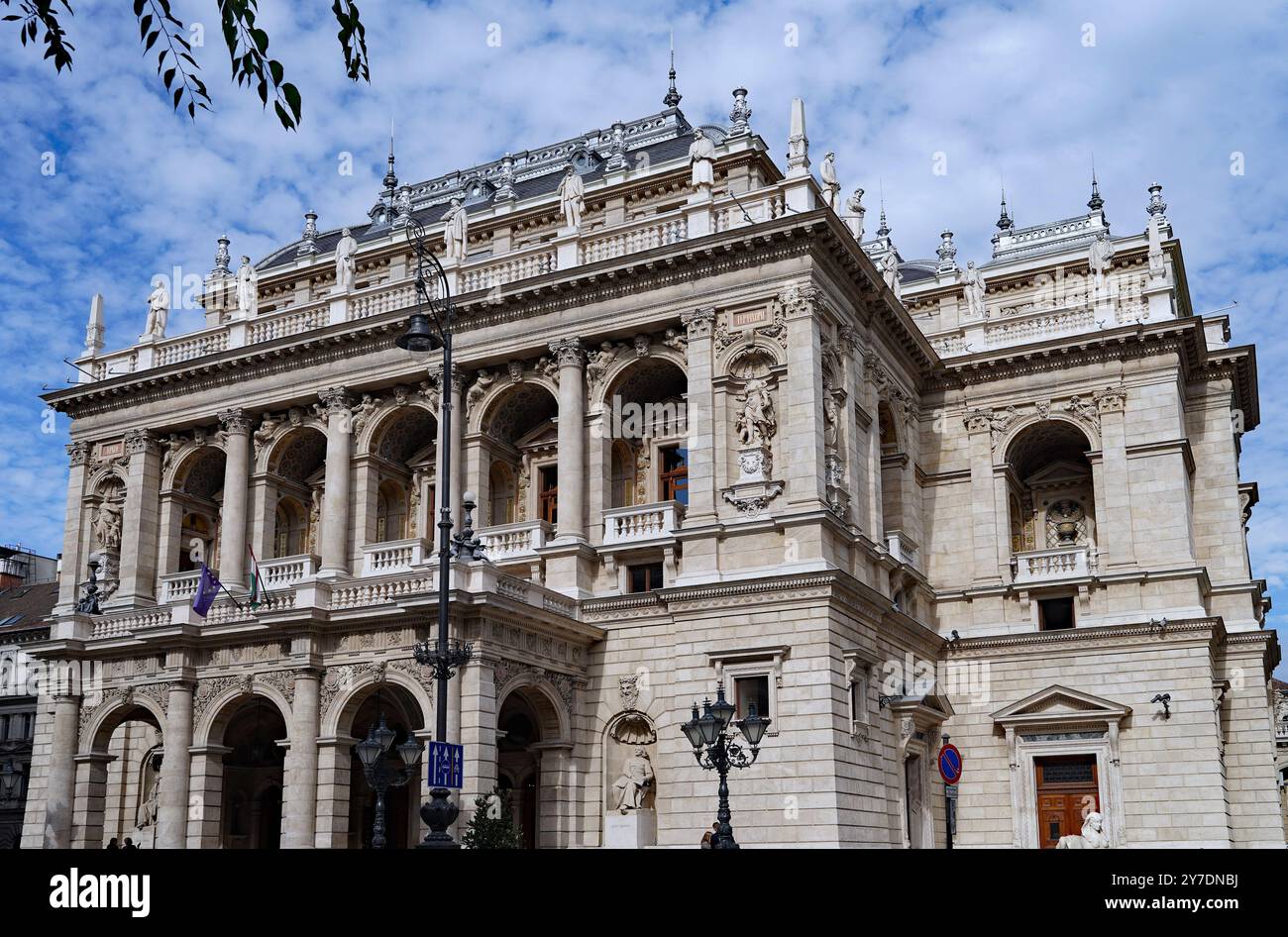 Ungarische Staatsoper in Budapest. Stockfoto