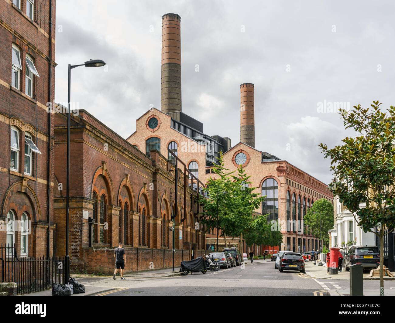 Lots Road Power Station Redevelopment Luxury Apartments namens Powerhouse Stockfoto