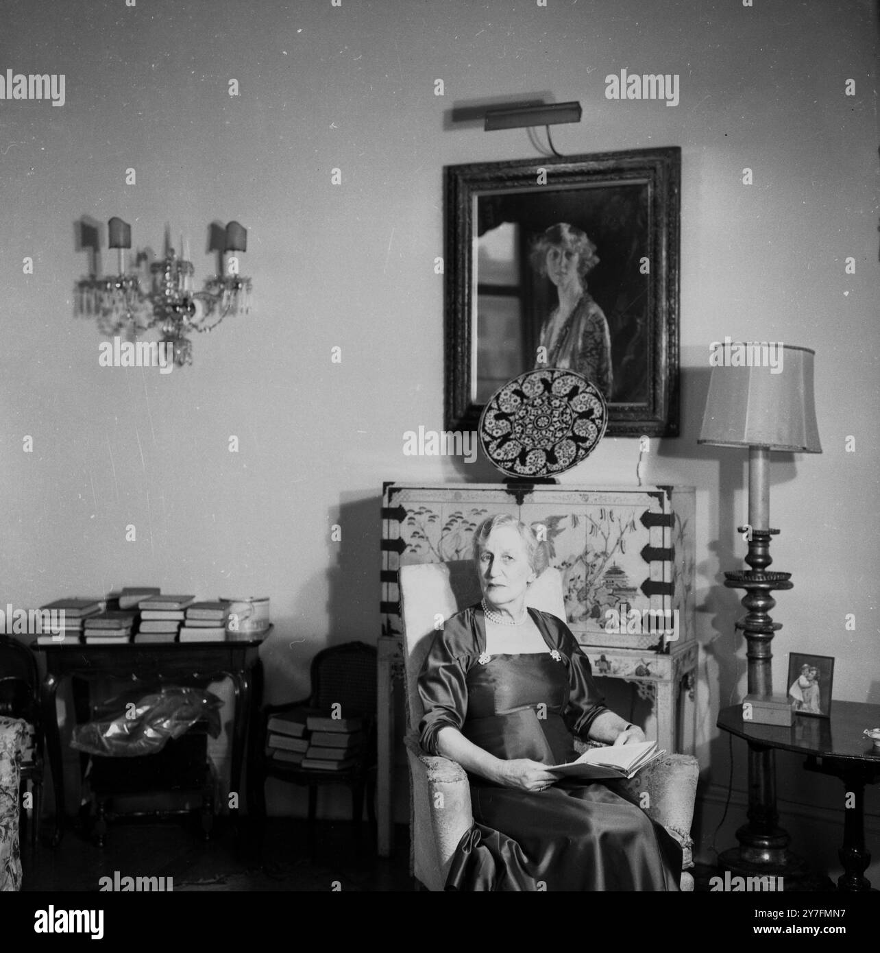 Lady Violet Bonham – Carter 1817–1967, Baroness Asquith of Yarnbury. Politiker und Schriftsteller. Großmutter der Schauspielerin Helena Bonham Carter. Stockfoto