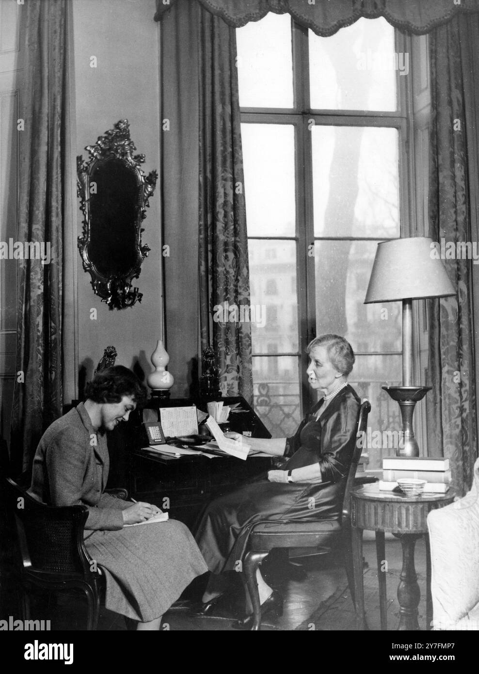 Lady Violet Bonham – Carter 1817–1967, Baroness Asquith of Yarnbury. Politiker und Schriftsteller. Großmutter der Schauspielerin Helena Bonham Carter. Stockfoto