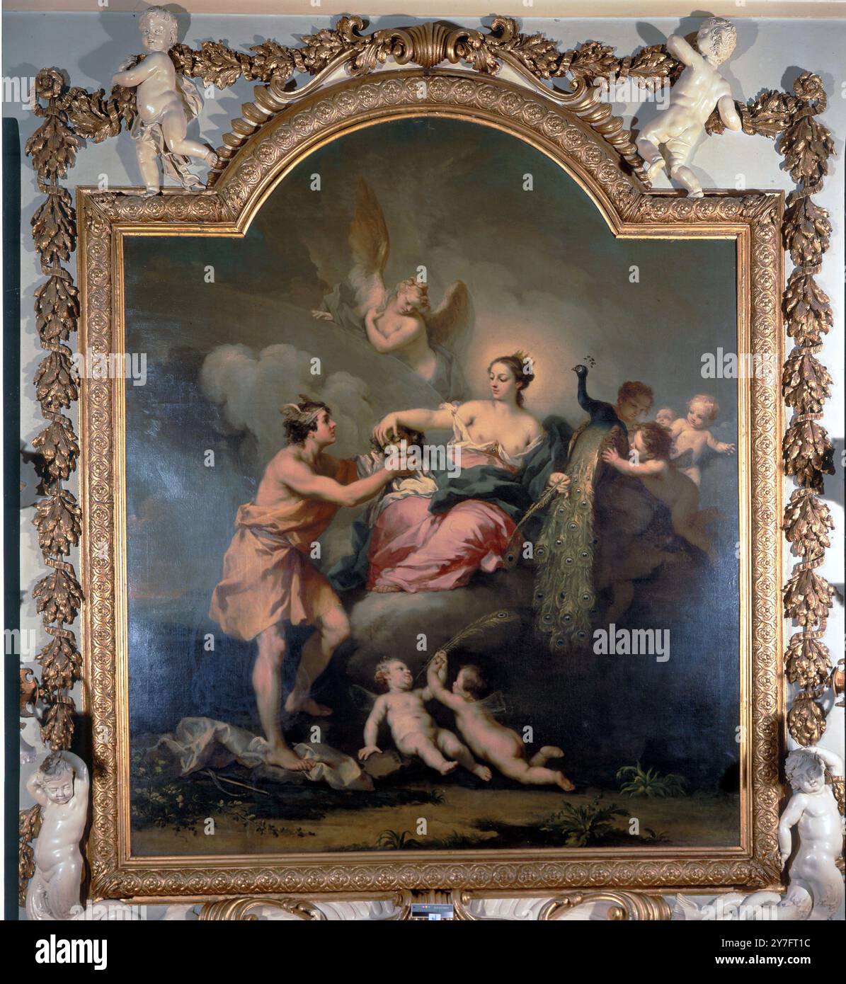 Geschichte von Jove und IO (1 von 4) von Ricci 1659-1734 Sebastiano Ricci (Belluno, Juli 1659 – Venedig, 15. Mai 1734) war ein italienischer Maler des Spätbarock. ©TopFoto Stockfoto
