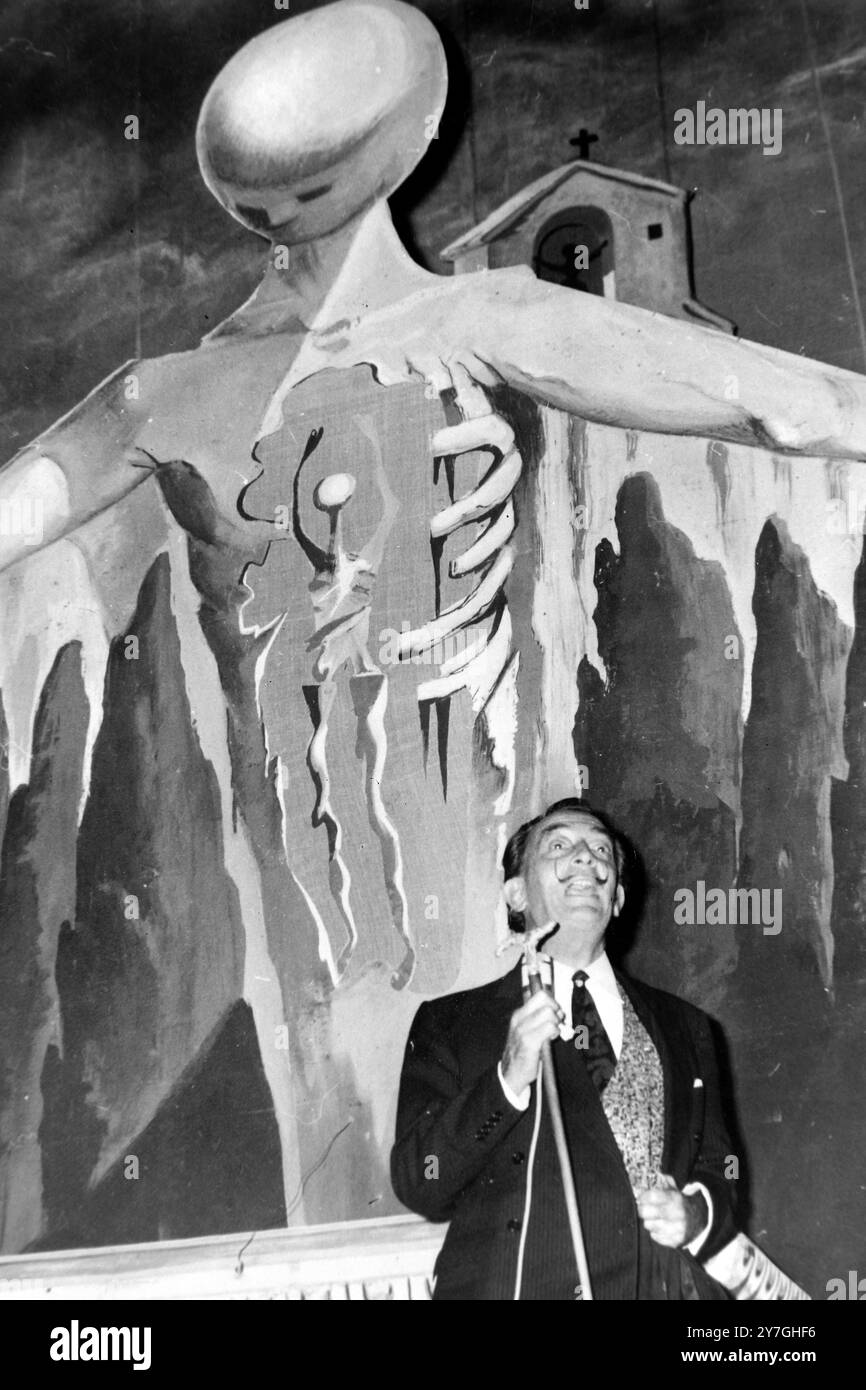 SALVADOR DALI IN MADRID / ; 3. NOVEMBER 1964 Stockfoto