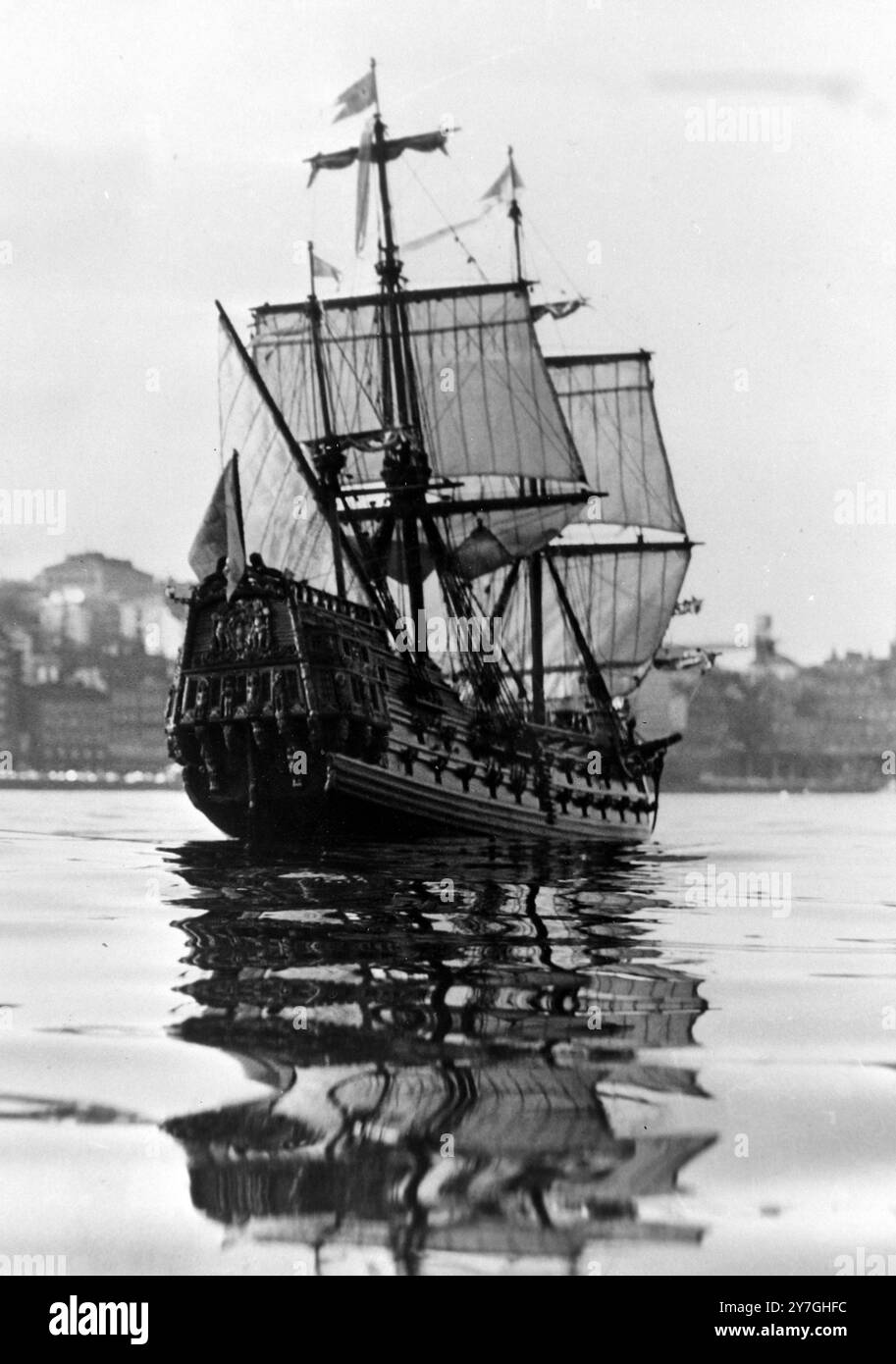 MODELS ROYAL FLAGGSCHIFF VASA IN STOCKHOLM; 3. NOVEMBER 1964 Stockfoto