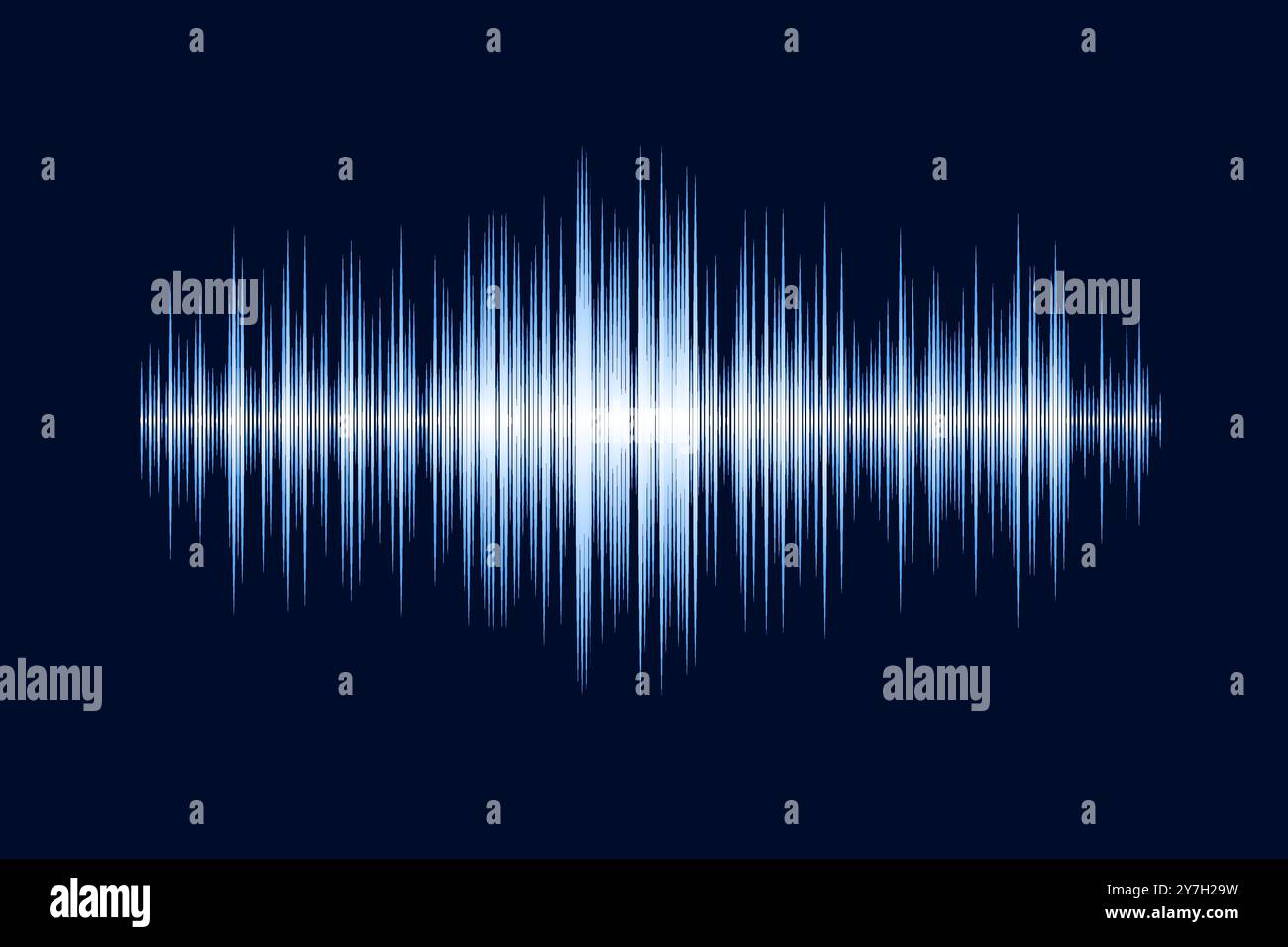 Hintergrund des Schallwellenvektors. Stock Vektor