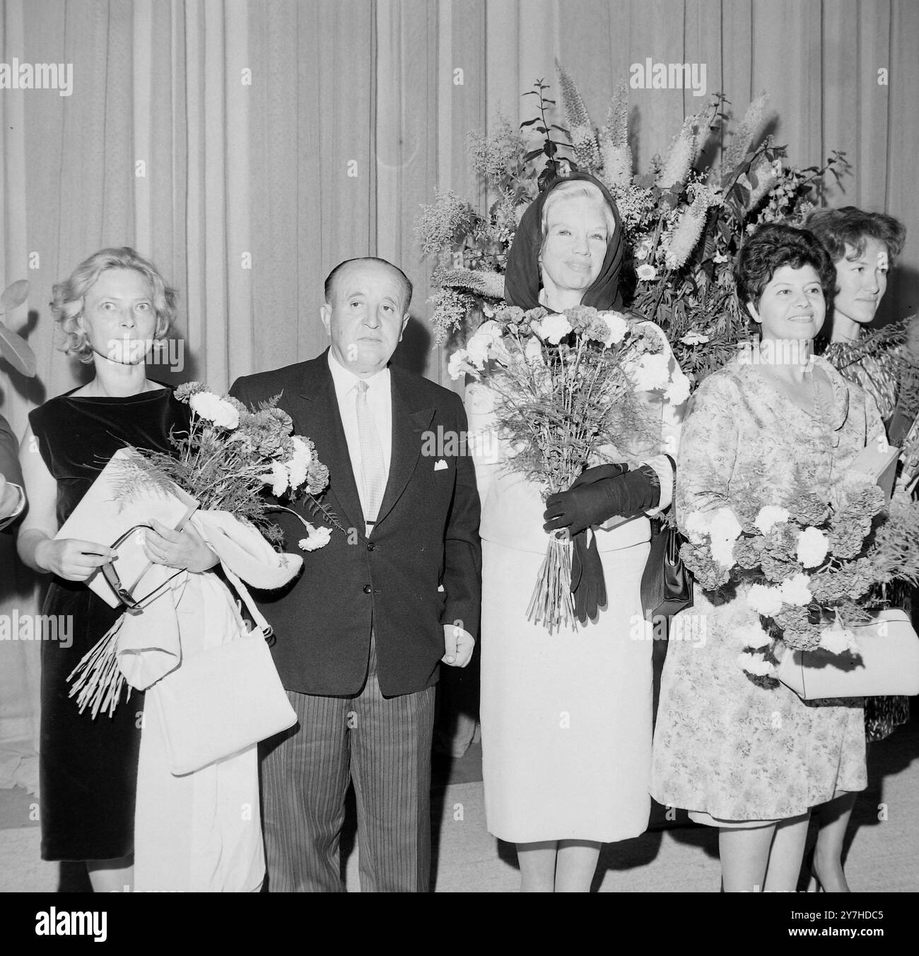 HERMANN HOECHERL AUF DEN FILMFESTSPIELEN BERLIN / ; 1. JULI 1964 Stockfoto