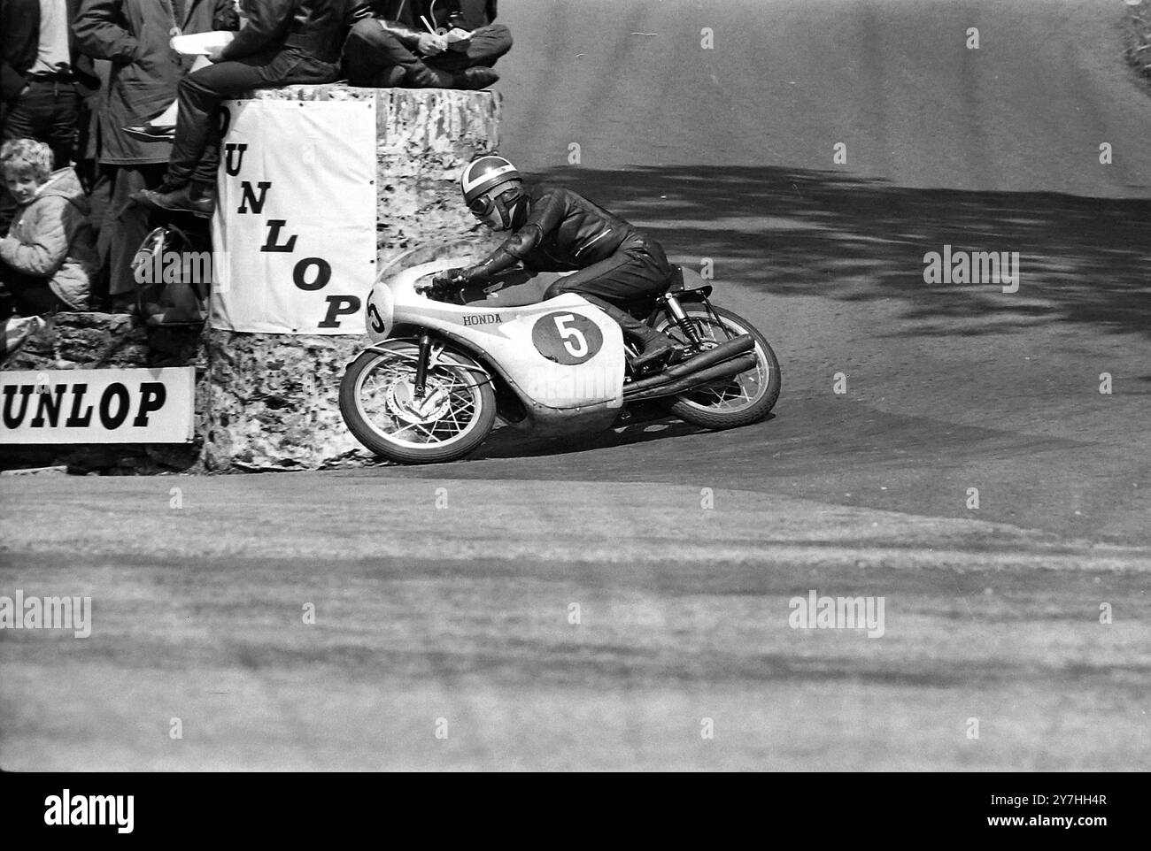 MOTORSPORT ISLE OF MAN RALPH BRYANS 125CC INT TT EVENT / ; 11. JUNI 1964 Stockfoto