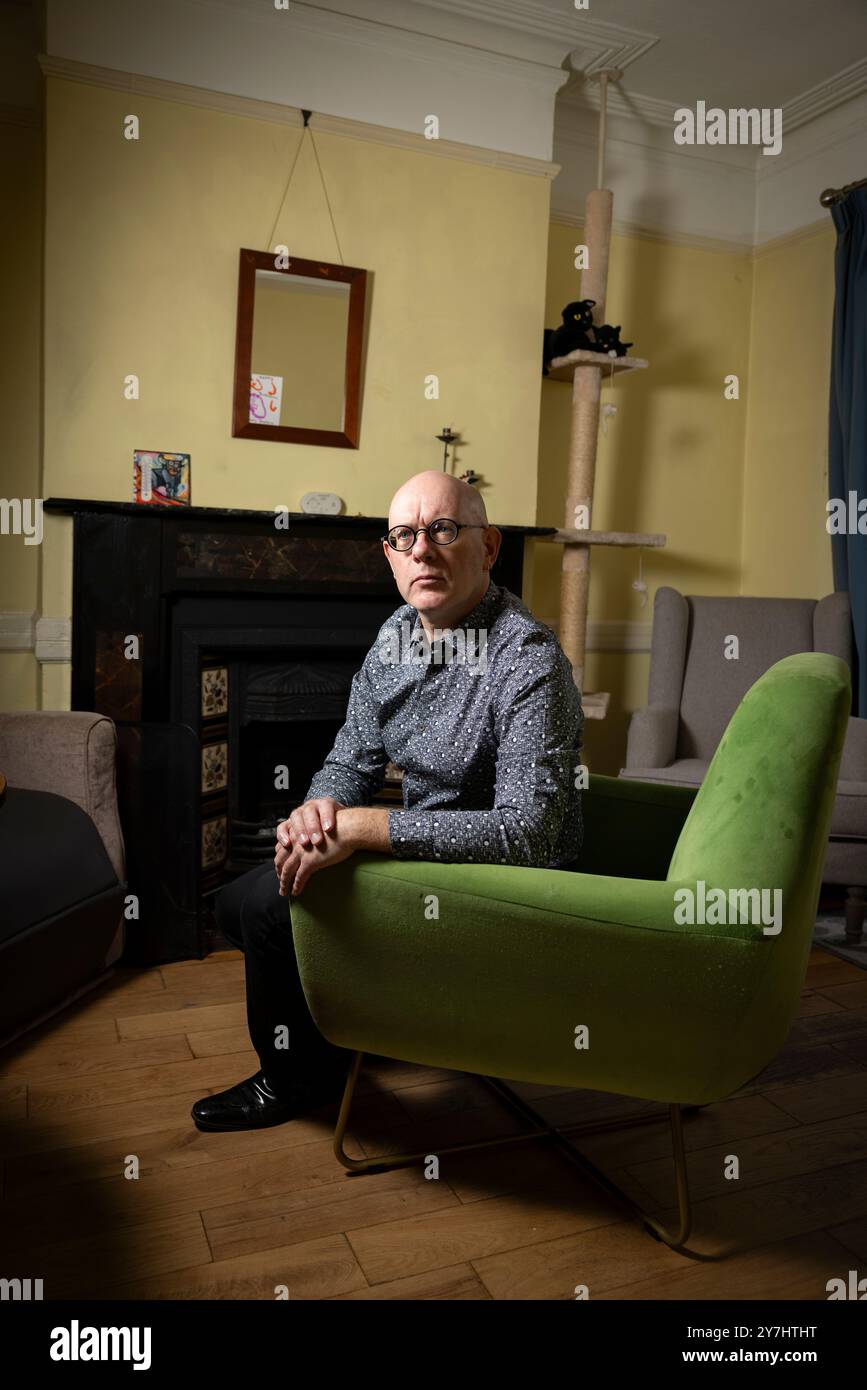 Porträt von Michael Biggs Professor für Soziologie, London, England, Vereinigtes Königreich Stockfoto