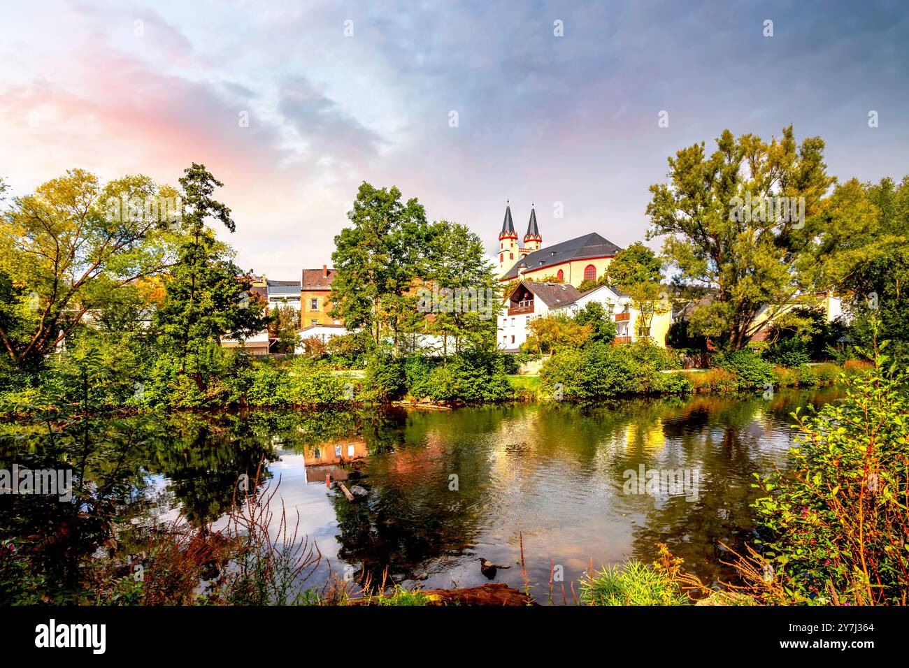 Altstadt von Hof, Deutschland Stockfoto