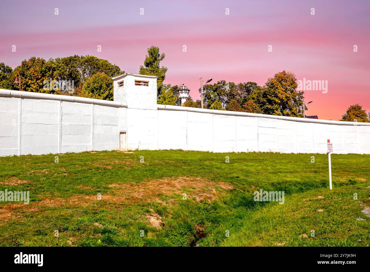 Innerdeutsche Grenze Moedlareuth, Deutschland Stockfoto